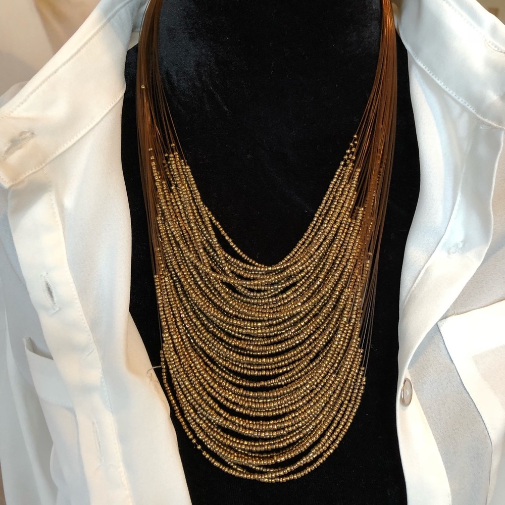 Beaded Wired Necklace